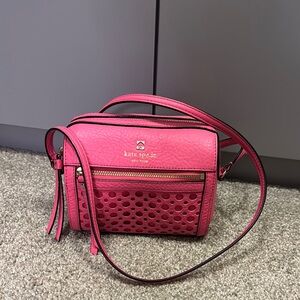 Kate Spade Pink Quilted Crossbody Bag
